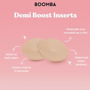 Boomba Demi Boost bra inserts NWOT